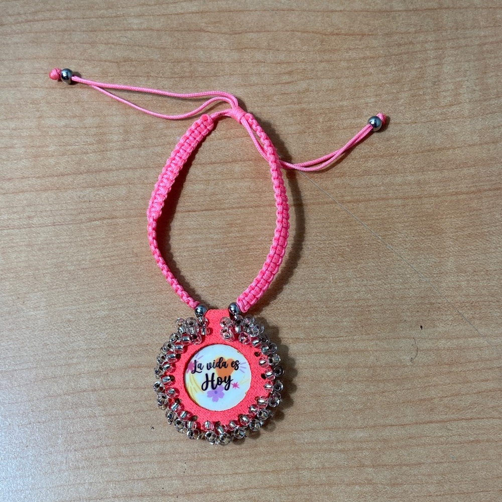 Pink Beaded women Bracelet